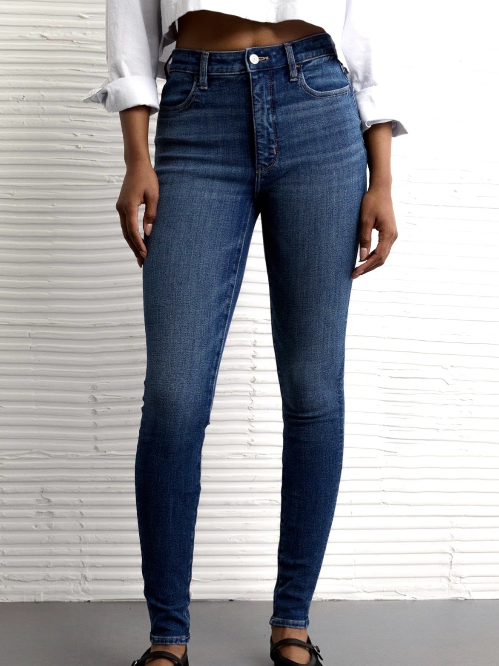 👖 American Eagle Super Hi-Rise Jegging Jeans | Size 8 Long | EUC